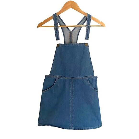 Billabong Denim Overall Dress Small - Picture 1 of 5